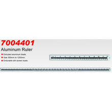 Endurable Silk Screen Scale Aluminum Ruler (7004401)